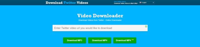 download twitter videos url