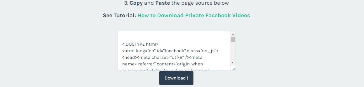 FBDownPrivate2 Download Facebook Videos