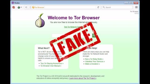 Fake tor browser