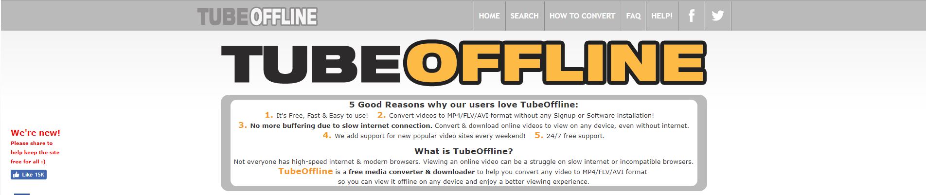 Tube best sale offline converter