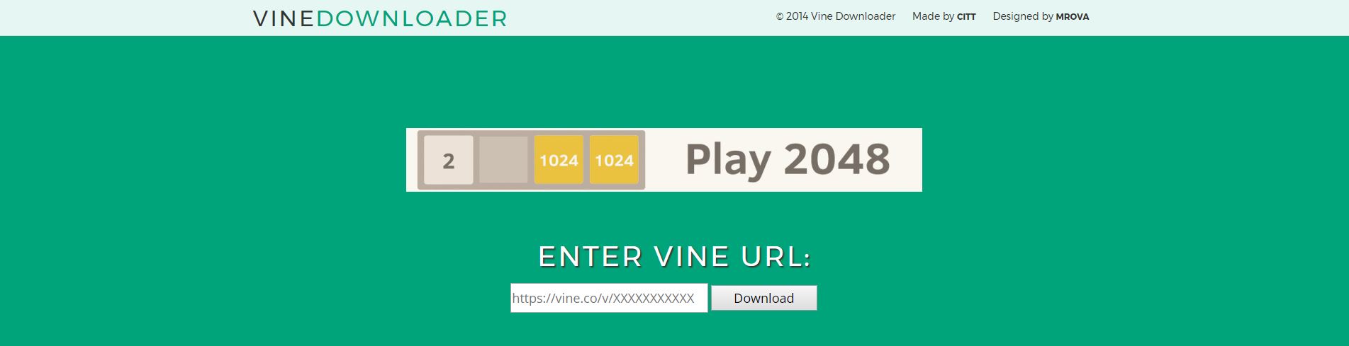 VineDownloader Download Vine Videos