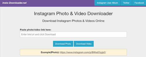 insta downloader