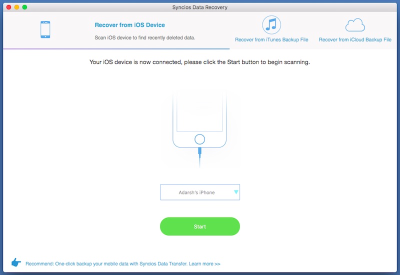 syncios ios recovery tool 4