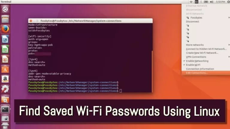 How To Find Saved WiFi Passwords In Linux?