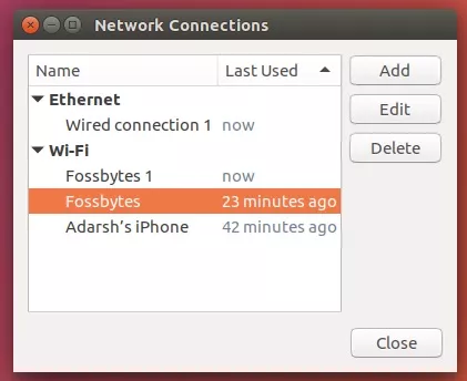 wifi network password ubuntu