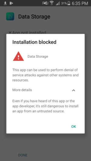 Android malware play protect