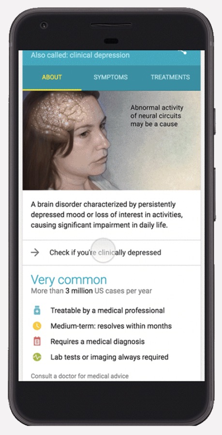 clinical depression google
