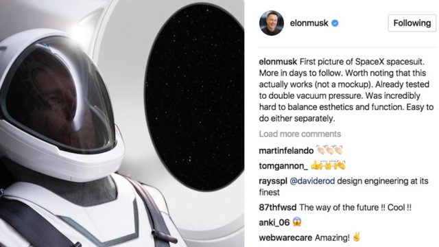 elon musk spacesuit spacex