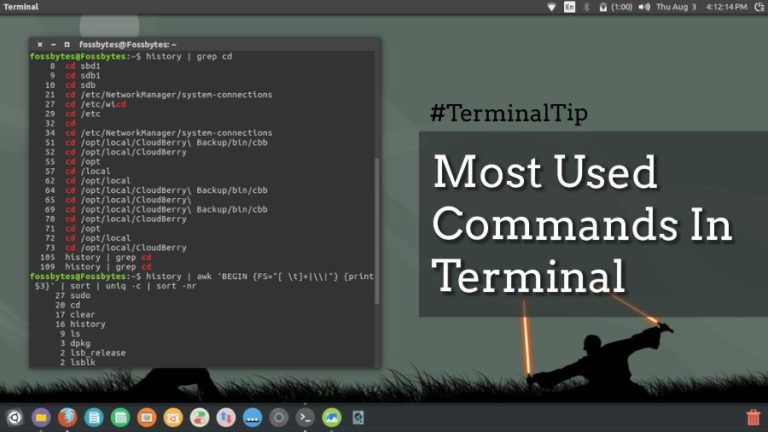 most used commands in terminal bash