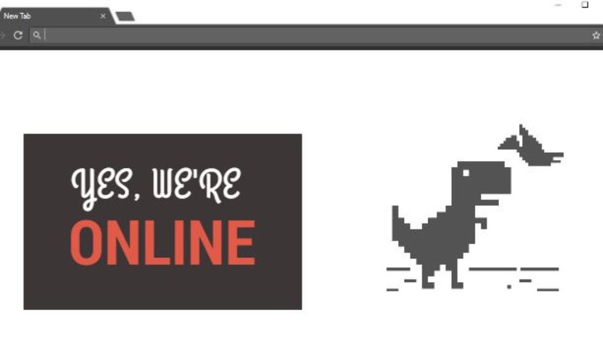 How to activate Google Chrome's secret dinosaur game