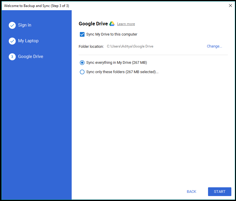 how to download google drive backup and sync
