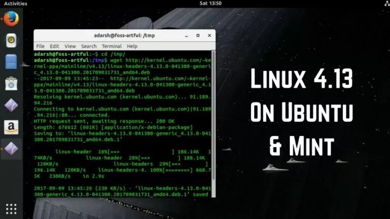 How To Install Linux Kernel 4.13 In Ubuntu And Linux Mint?