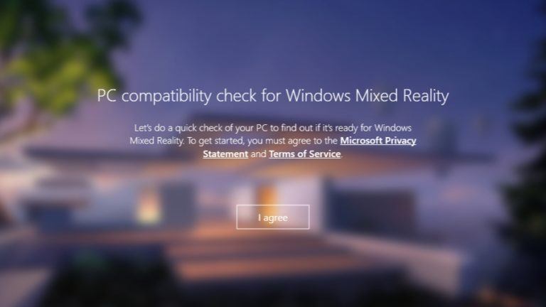 Windows Mixed Reality PC Check1