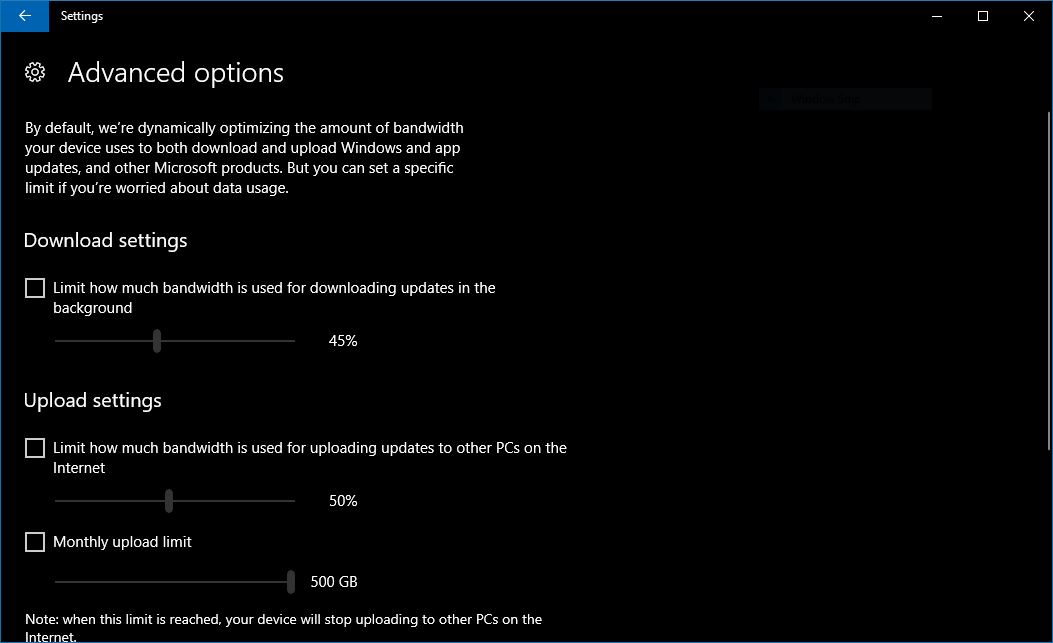 Windows 10 Adds Hidden Download Speed Limiter For Windows Updates