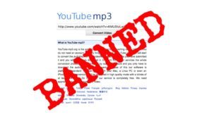 YouTube-Mp3 shutdown