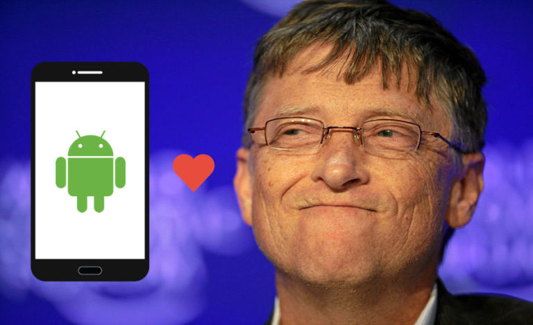 bill gates uses android