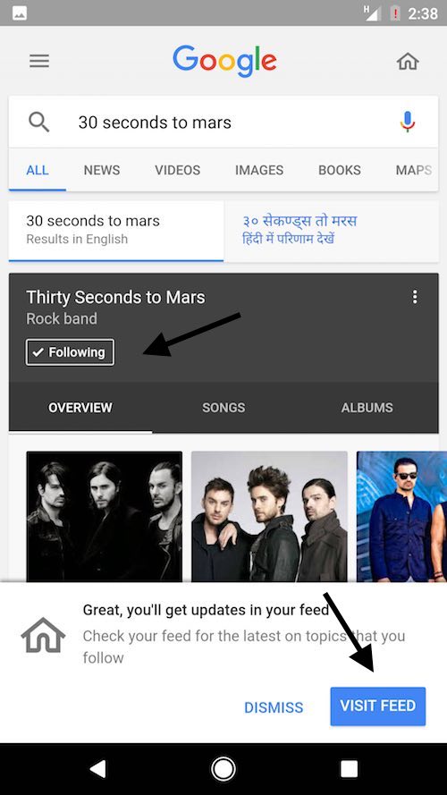 google feed how to use