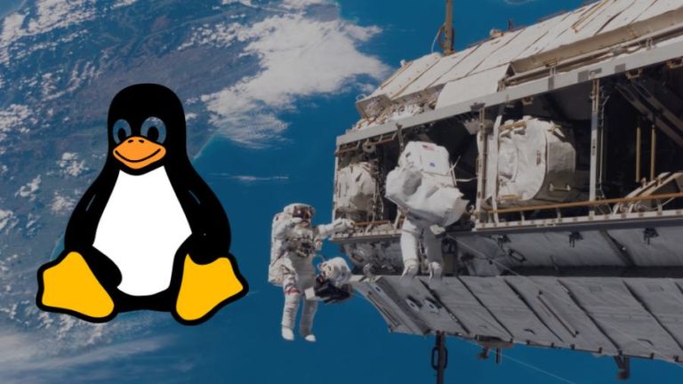 linux supercomputer in space