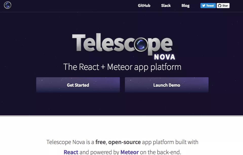 telescope build reddit clone