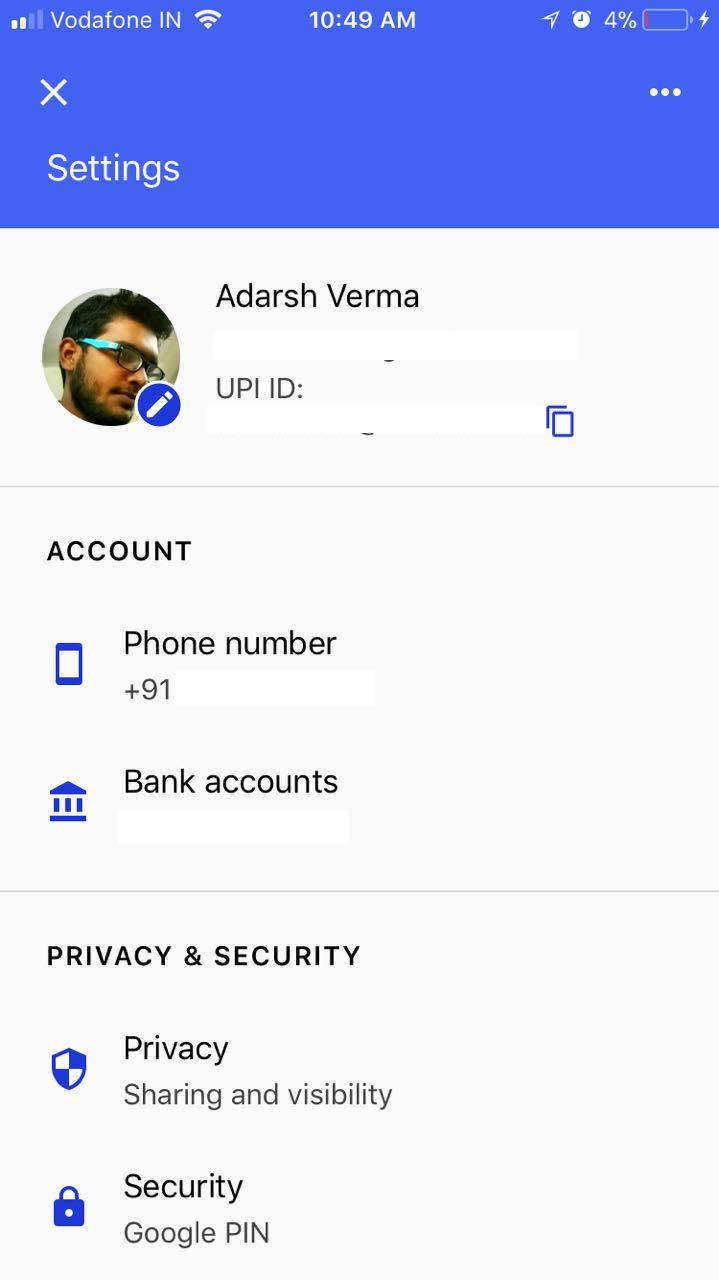 tez payment app google