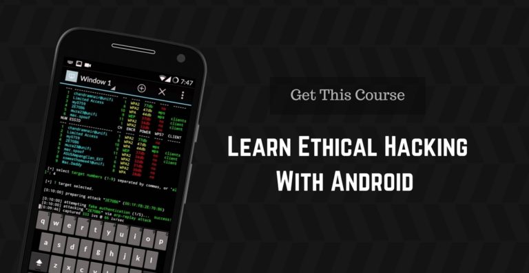 Learn Ethical HackingWith Android