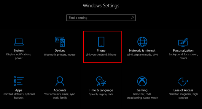 How To Link Your Android or iOS Device To Windows 10?