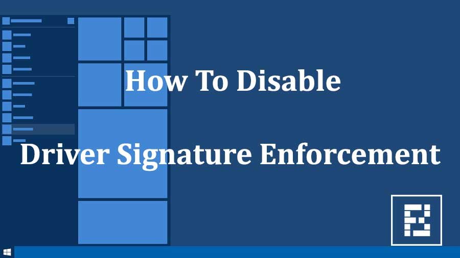 disable driver signature enforcement windows 7 32 bit