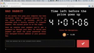 bad rabbit ransomware