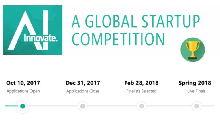global startup competition microsoft ai