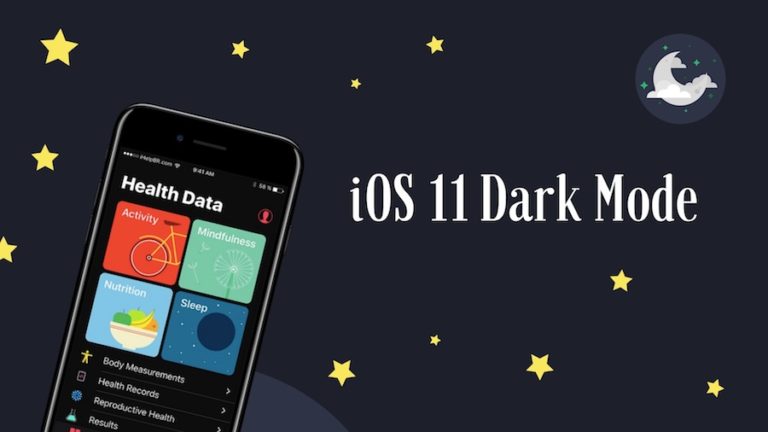 ios 11 dark mode activation
