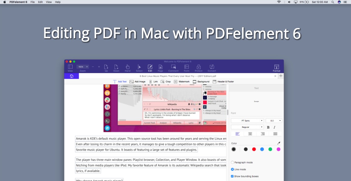 pdf element editing