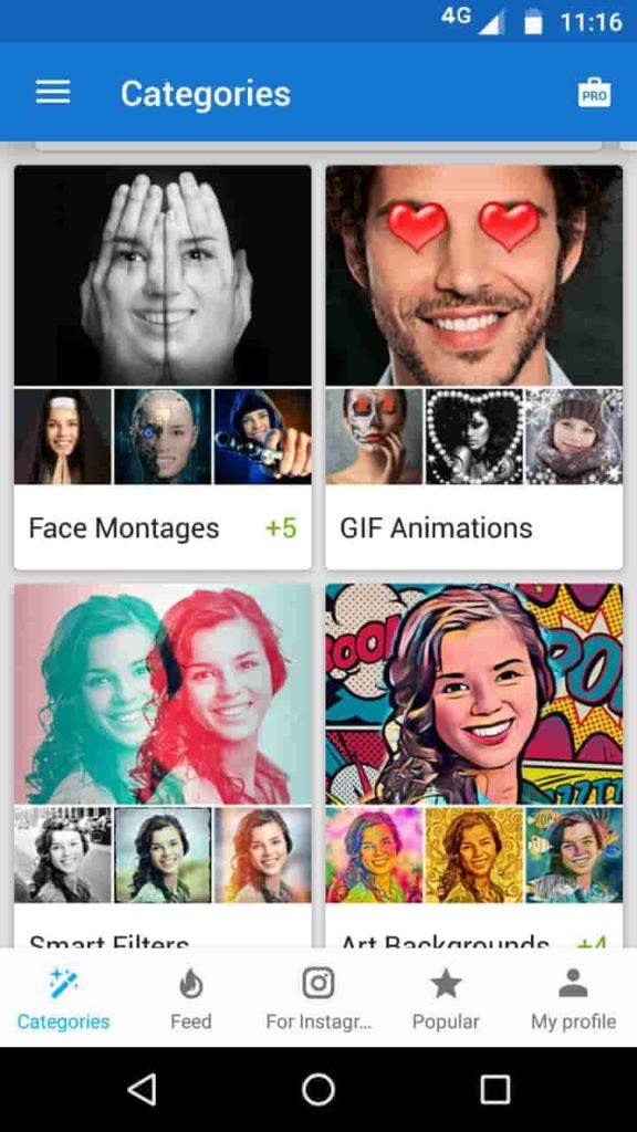 face editing apps for free