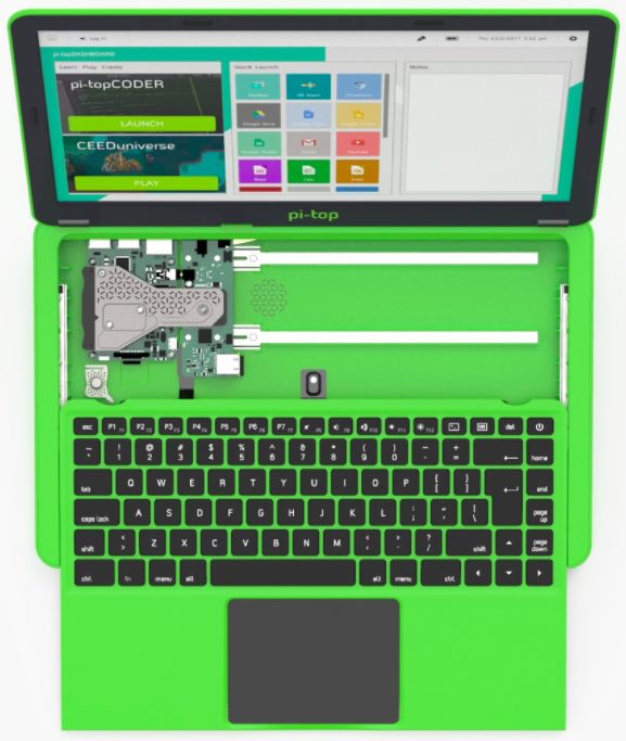 pi top laptop modular