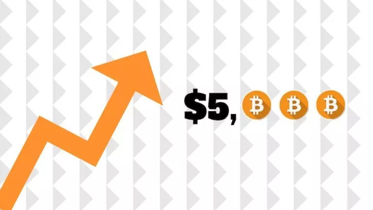 usd dollar 5000 bitcoin price