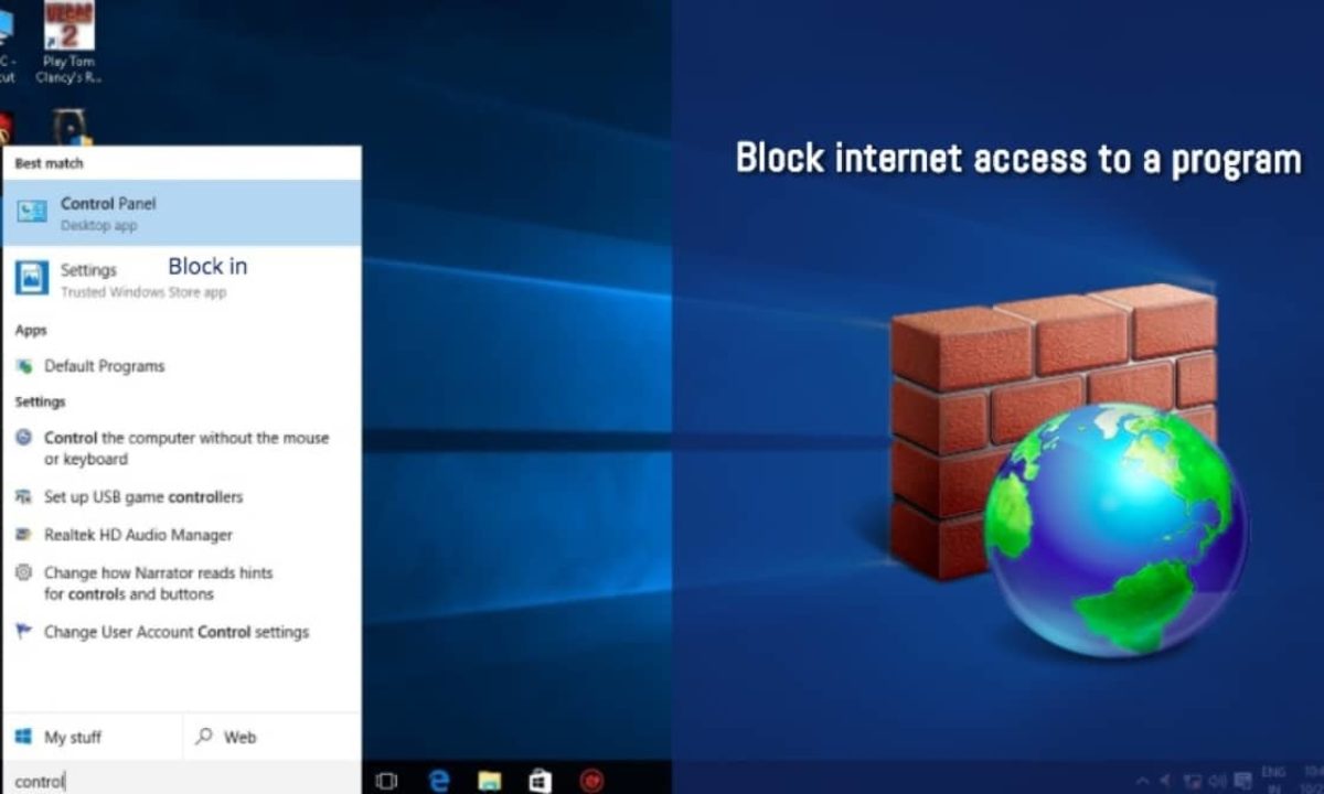 How To Block A Program From Accessing The Internet In Windows 10?