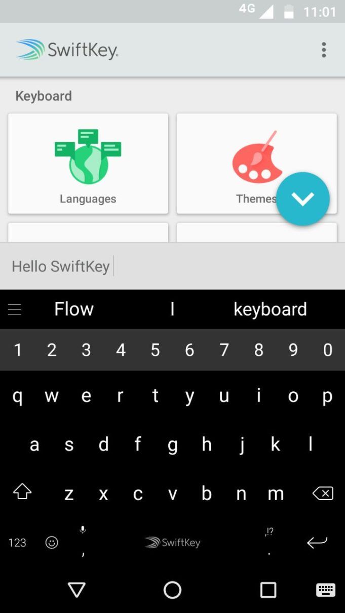 android keyboard to speek text