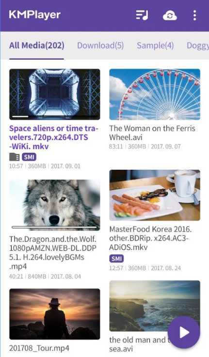 KM PLayer- Android video player