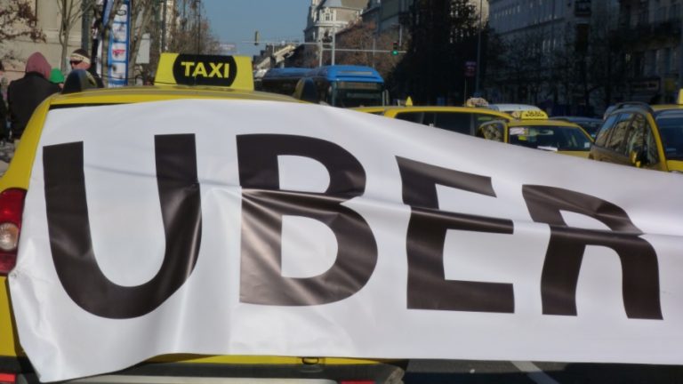 Protest Against Uber Budapest