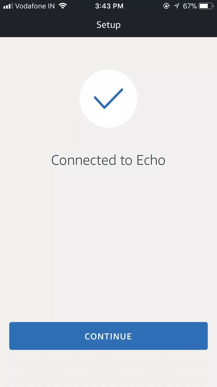 amazon echo connected
