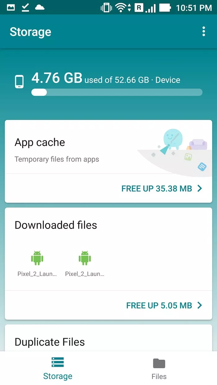 files go android storage