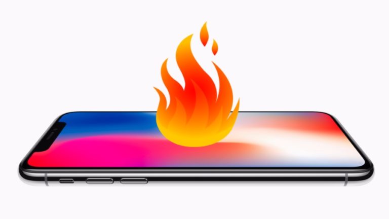 iPhone X Screen burn-in