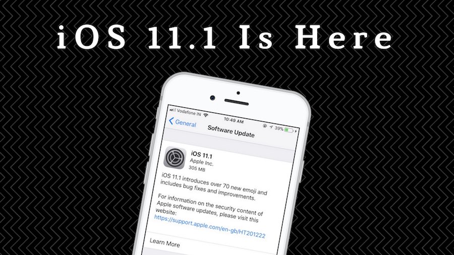 ios 11 updated 1
