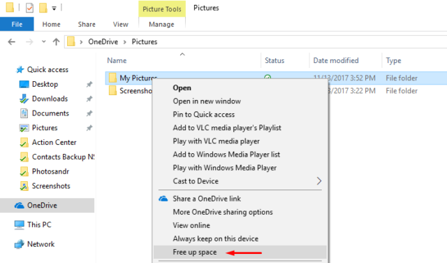 Free Up Disk Space In Windows 10 Using OneDrive Files On-Demand