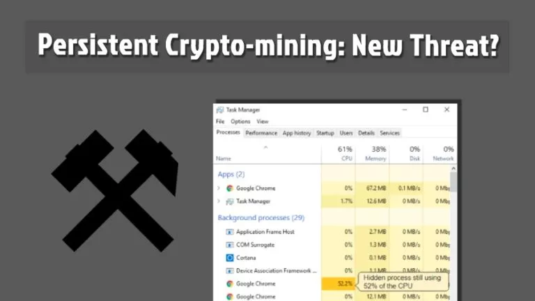 persistant cryptomining