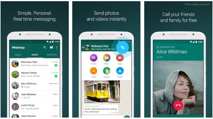 one-to-one encrypted messaging app WhatsApp