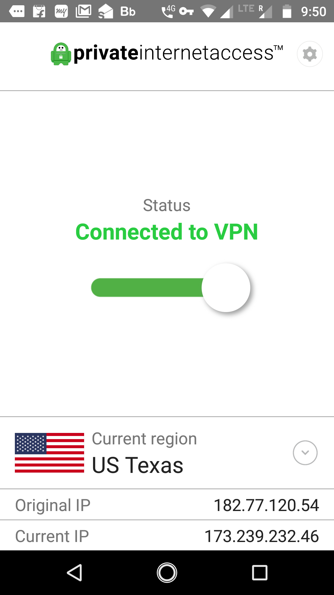 pia vpn server status