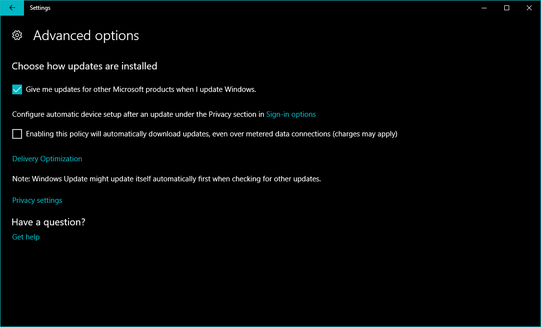 Windows 10 Update defer updates