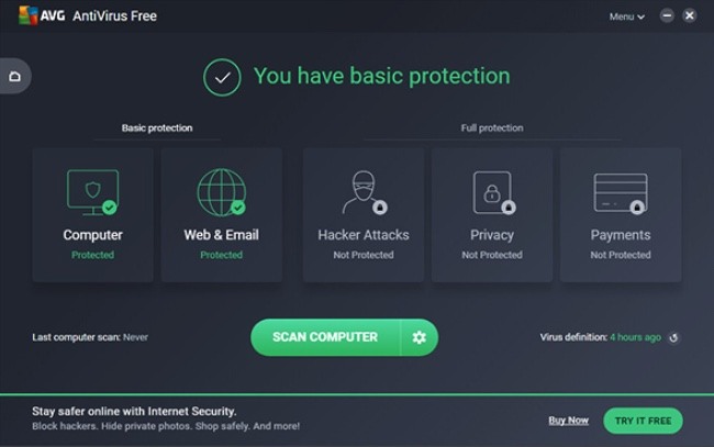 avg free antivirus