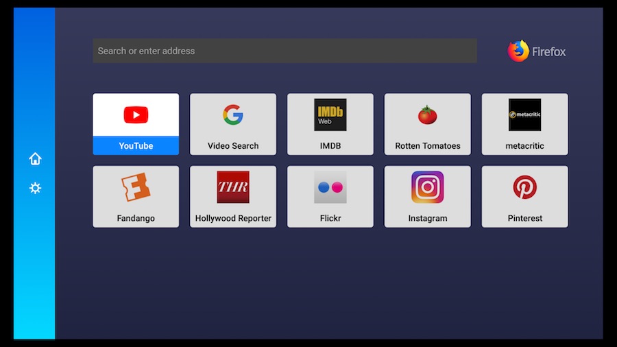 firefox android tv