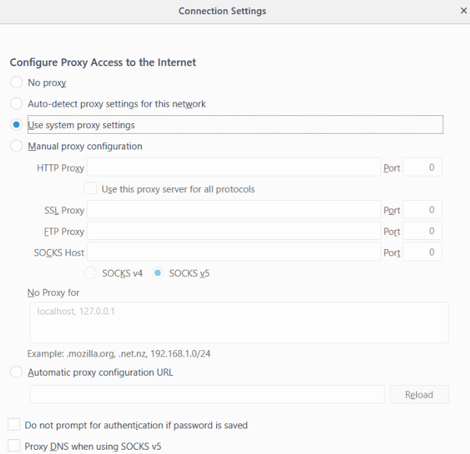 private internet access proxy firefox